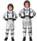 Astronauta srebrny strój dla dzieci