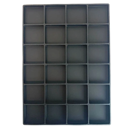 Paletka silikonowa podkładka do farb, brokatu Blazin Brush Chroma Caddy – ONYX