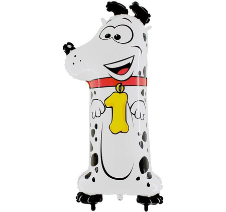 BALON foliowy CYFRA Animal Zwierzaki dla dzieci 100 cm