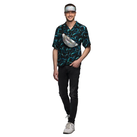 Zestaw dodatków do przebrania w stylu lat '90 ( daszek + saszetka)