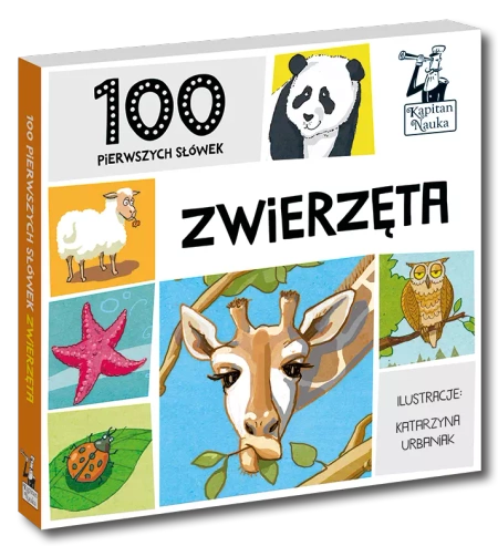 Książeczka Zwierzeta: 100 pierwszych słówek