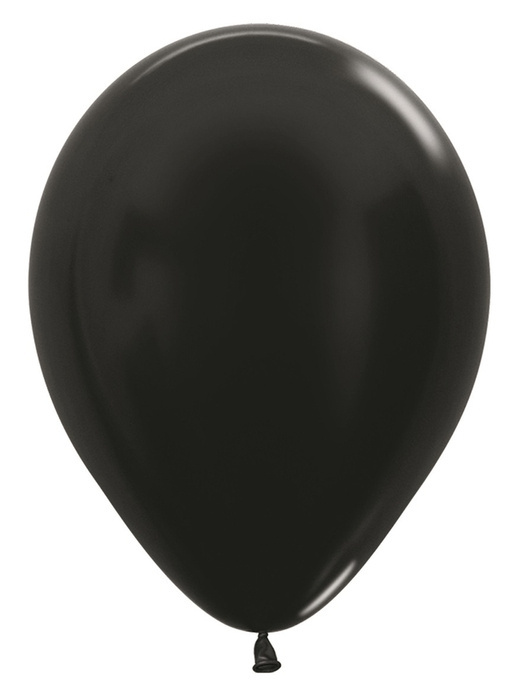 Balony Sempertex Metallic Black 5 cali 50 szt.