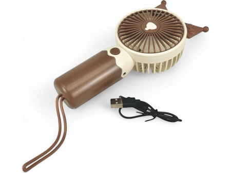 Wiatraczek elektryczny podręczny USB 18 cm