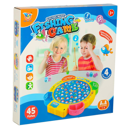 Gra zręcznościowa rodzinna rybki łowienie 45 rybek + 4 wędki