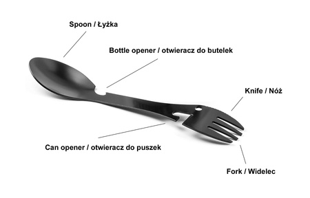 Zestaw upominkowy dla wędkarza - kubek emaliowany, multiniezbędnik i brelok