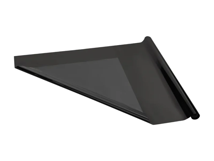 Folia dekoracyjna metalizowana czarna, 0,8 x 25m