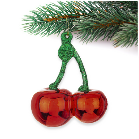 Zawieszka na choinkę Bombka Wiśnia/Wisienka 1 szt..
