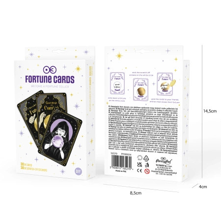 Karty do wróżenia Andrzejki Wróżki Magia 30 szt.