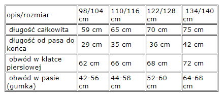 Strój dla dzieci Kwiatek stokrotka - biały