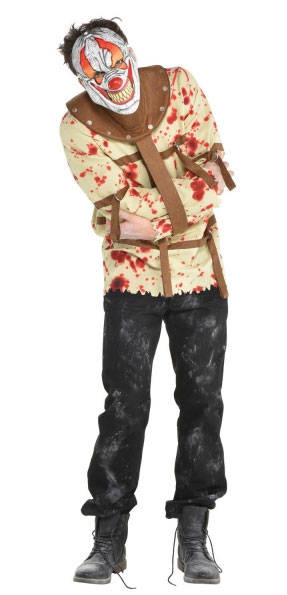 Strój dla dorosłych Klaun Psychopata kaftan halloween