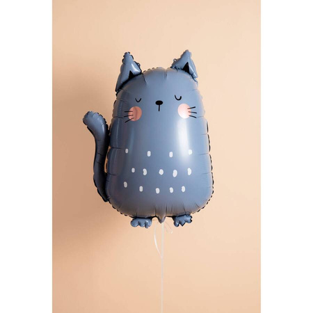 Balon foliowy Kotek szary 49 x 69 cm