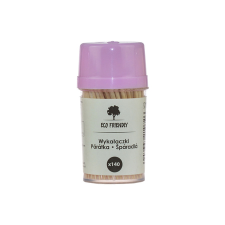 Wykałaczki drewniane 6,5 cm 140 szt.