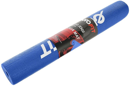 Mata do Jogi antypoślizgowa 173x61 cm niebieska ENERO FIT