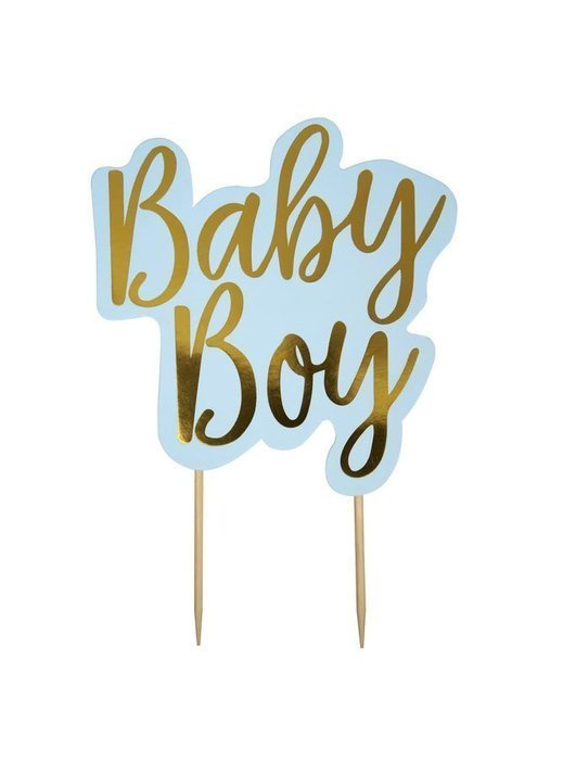 Topper dekoracyjny na tort Baby Shower - Baby Boy