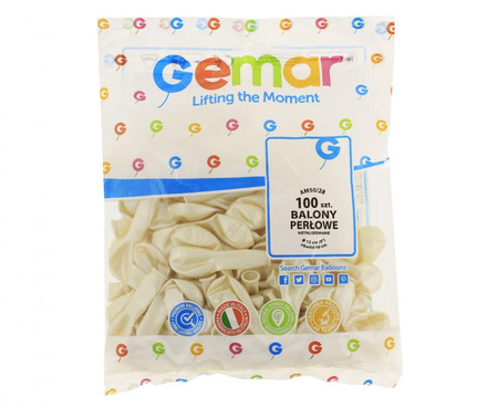 Balon Gemar Metallic 5 cali 100 szt