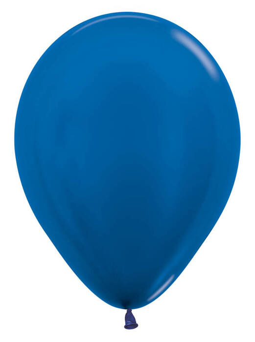 Balony Sempertex Metallic 12 cali 50 szt. Blue
