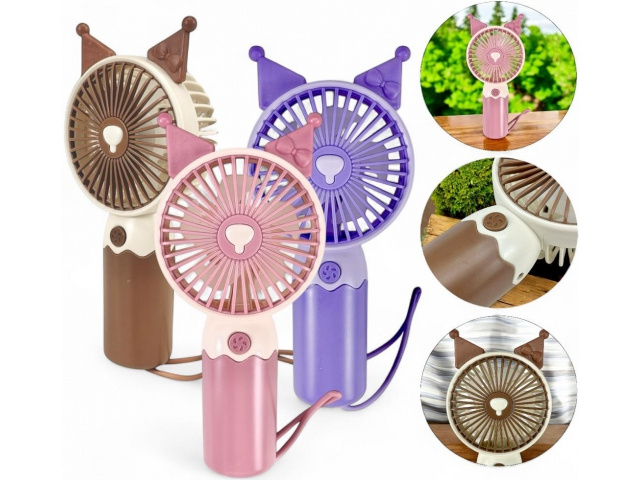 Wiatraczek elektryczny podręczny USB 18 cm