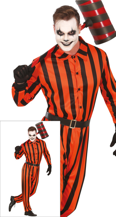 Strój męski Joker  więzień Halloween