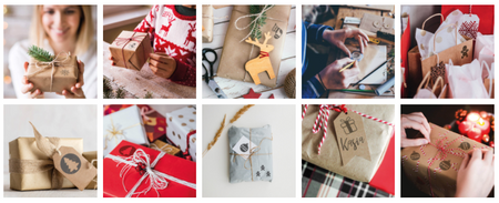 Pieczątka samotuszująca Little NIO - Święta