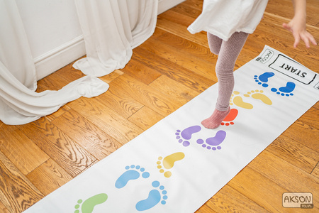 Mata Animacyjna Skaczące Stópki LATO kraby 50x300 cm