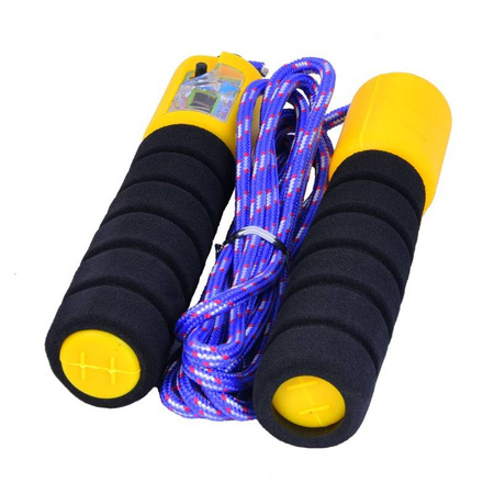 Skakanka sznurkowa z licznikiem regulowana mix