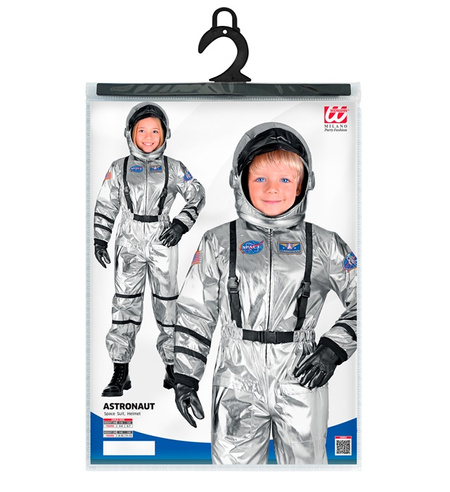 Astronauta srebrny strój dla dzieci