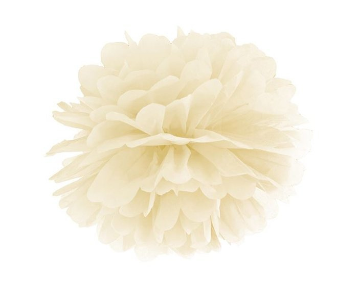 Pompon dekoracyjny bibułowy różne kolory DUŻY 35 cm