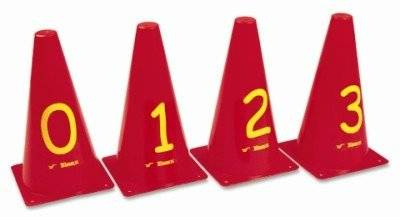 Pachołki 24 cm Cyfry 10 szt