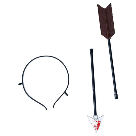 Strzała w głowie opaska na Halloween