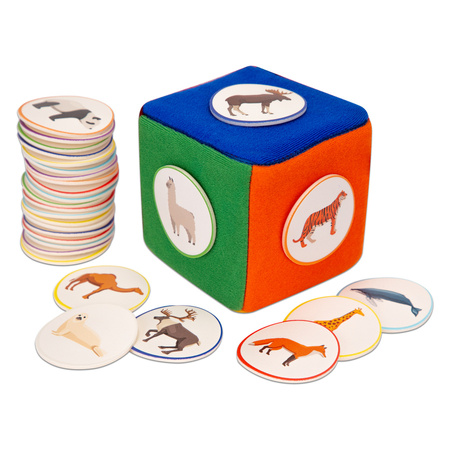 Zestaw edukacyjny do chusty Zwierzęta AKSON 30 szt.