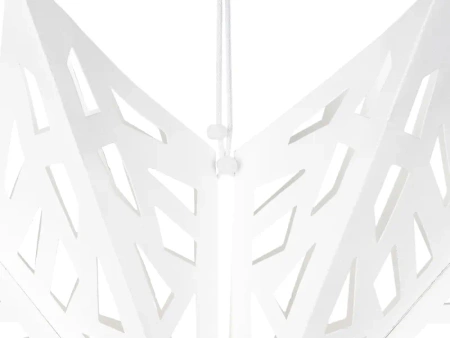 Gwiazda papierowa do zawieszenia Biała 50 cm