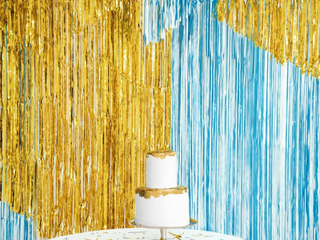 Kurtyna Party wisząca 90 x 250 cm złota