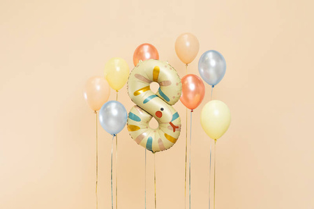 Balon foliowy CYFRA 2 SARENKA 65 x 102 cm