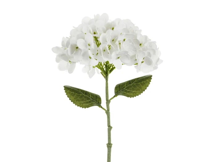 Hortensja - sztuczny kwiat długość 35 cm, biała