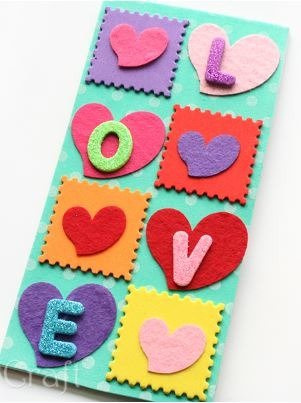 Filcowe naklejki - Serca 36szt.