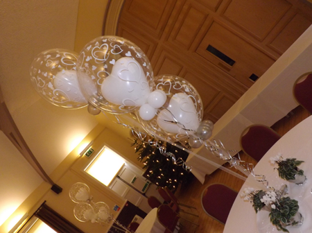 Kula transparentny Bubble Deco balon Qualatex 24''