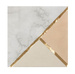 Serwetki marmur złote paski Peach 33 x 33 cm 16szt