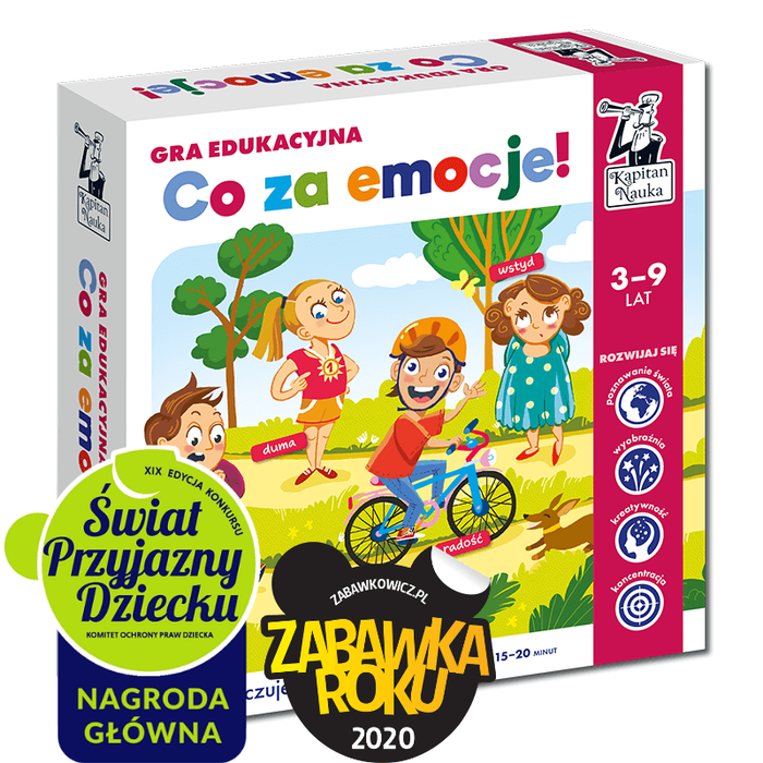 CO ZA EMOCJE! 3-9 GRA EDUKACYJNA KAPITAN NAUKA