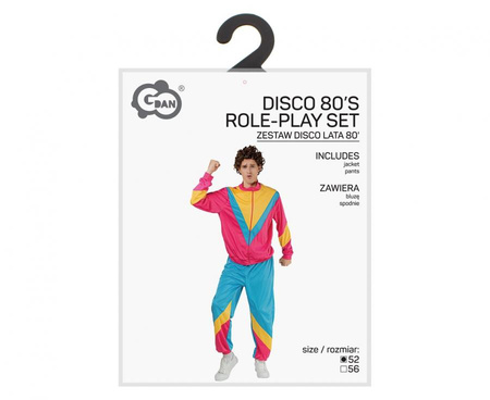 Strój męski dres DISCO lata 80'