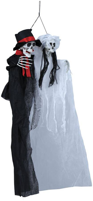 Dekoracja wisząca Kościotrup Strach szkielet halloween PARA MŁODA