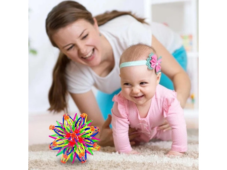 Piłka kula rozkładana kolorowa 17-35 cm