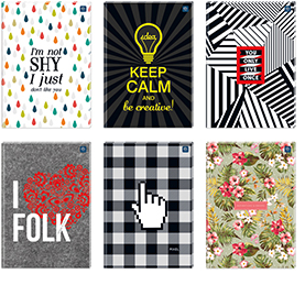 Brulion A4 80 kartkowy w kratke 609