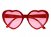 Okulary Serca Serduszka czerwone