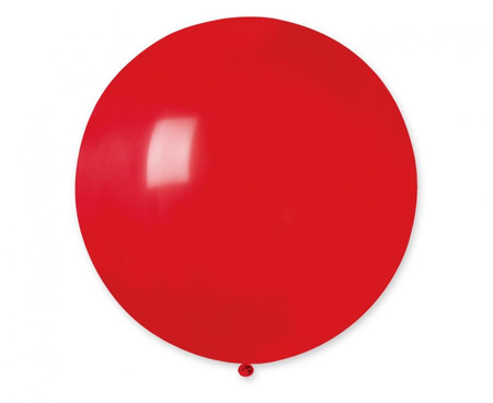 Balon Gemar jednokolorowy 19 cali 25 szt. Red - Czerwony