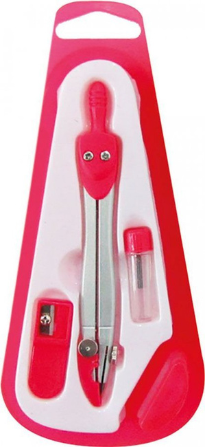 Cyrkiel z temperówką i rysikiem kolorowy CRT-04