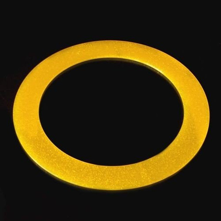 Obręcz żonglerska Glitter Brokatowa 24 cm kolor ŻÓŁTY Mr Babache