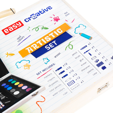 Zestaw artystyczny 68 elementów Easy