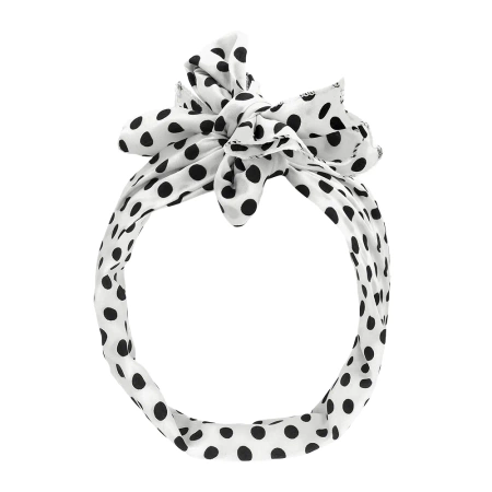 Zestaw Pin up girl lata '50 rock n roll, czarne grochy