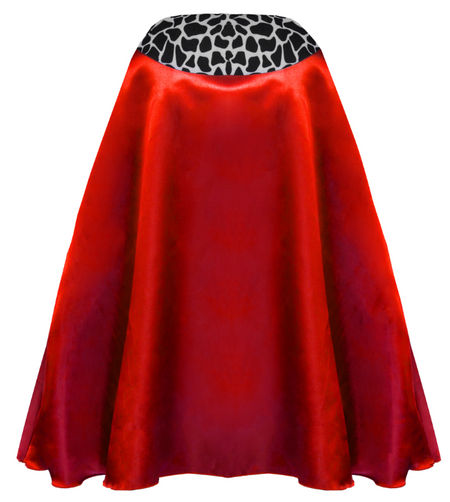 Peleryna króla czerwona strój dziecięcy