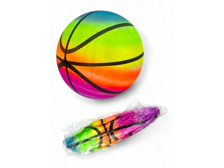 Piłka gumowa plażowa kolorowa 20cm